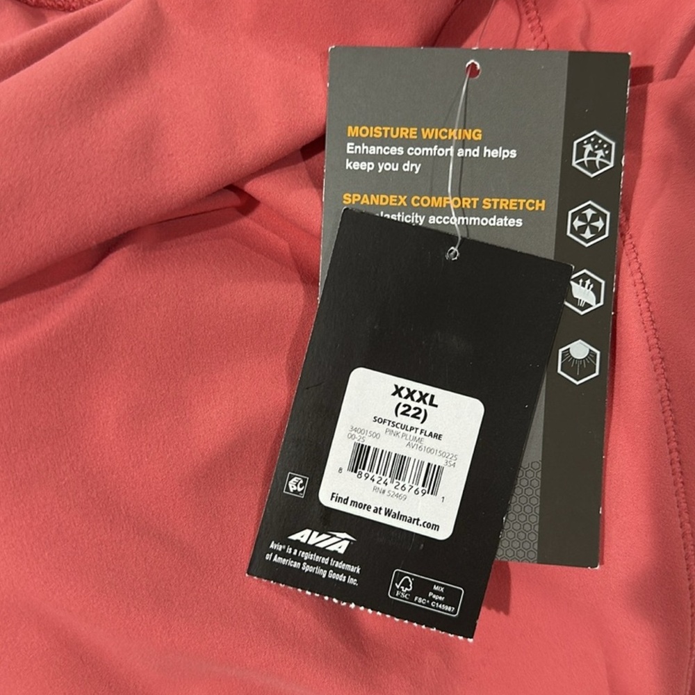 Avia Women's SoftSculpt Flare Leggings XXXL - Picture 10 of 12